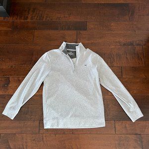 Performance Vineyard Vines Gray Fleece Size Medium